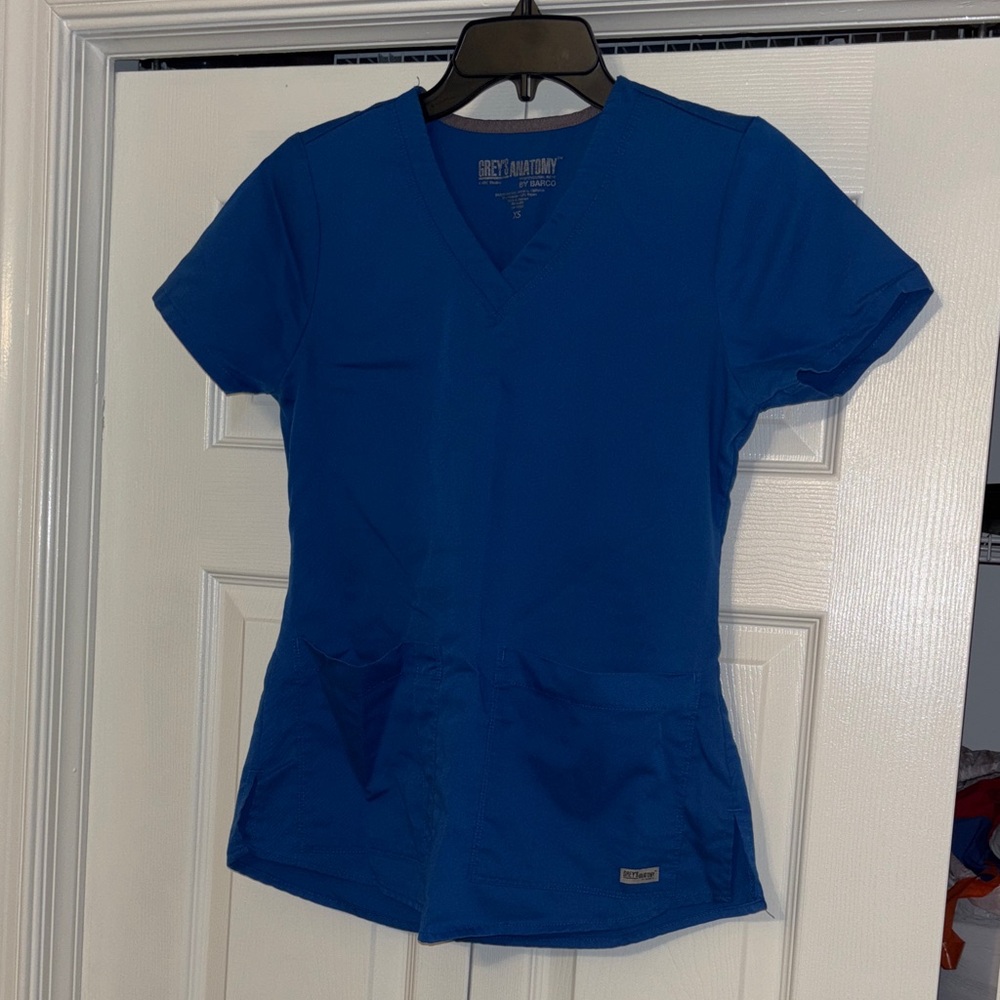 Grey's Anatomy Royal Blue Short Sleeve Top- size XS